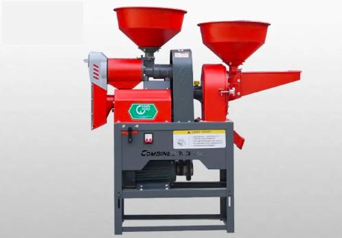 Cheap Steel Structure Combined Rice Milling Machine With 2.2kw Pure Copper Motor for sale