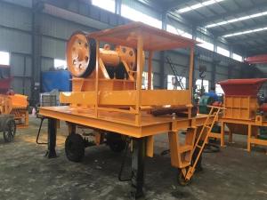 China High Performance Mobile Crushing Plant / Automatic Mobile Gold Crusher on sale