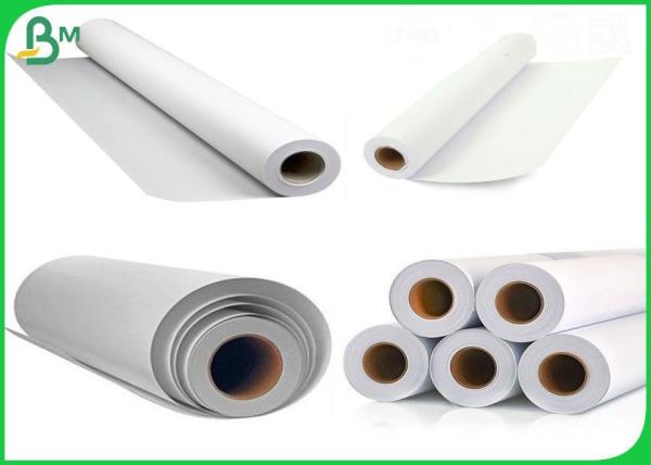 Cheap 80gsm Plotter Paper Roll For Building CAD Strong Stiffness for sale