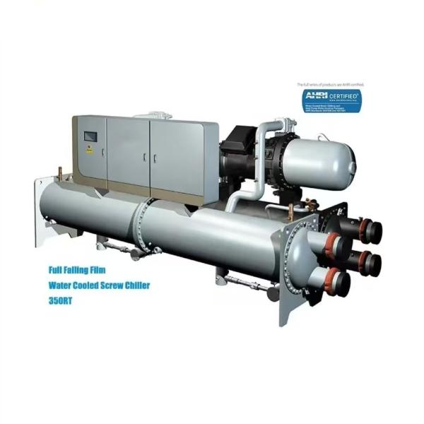 Cheap Industrial Water Cooled Chiller with Shell And Tube Type Heat Exchanger and 170-1800 RT Cooling Capacity Range for sale