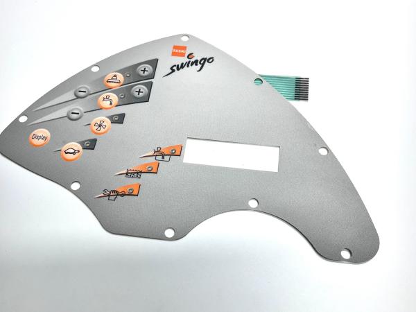 Cheap Four Color Mate Surface Digital Printing Uses Membrane Switch With LED Illuminated for sale