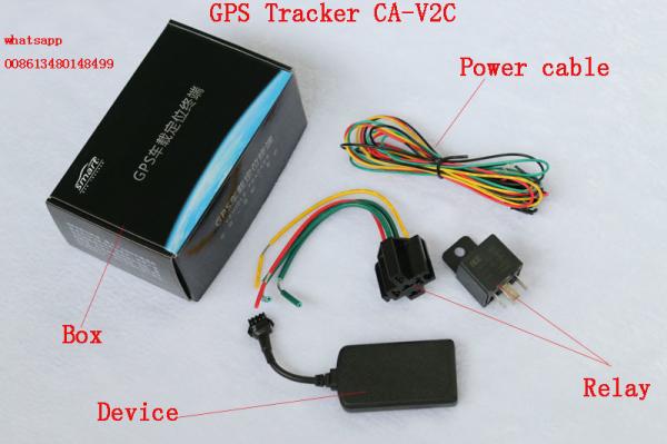 Cheap High Sensitivity Car GPS Tracker With Three Colors LED Display , ACC Detection for sale