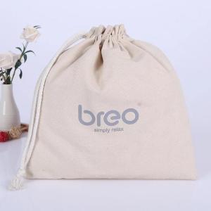 White Personalised Drawstring Bag , Square Mini Canvas Drawstring Bags