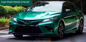 Coating Metallic Emerald Gloss Car Vinyl Wrap With Scratch Protection