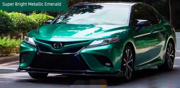 Cheap Coating Metallic Emerald Gloss Car Vinyl Wrap With Scratch Protection for sale