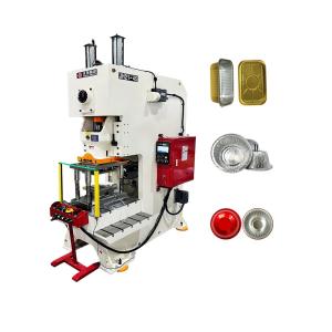 China CNC Aluminum Foil Container Making Machine Insulated Aluminium Foil Box Tray Machinery on sale