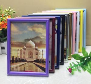 PVC plastic hand-make high quality photo frame with different color available