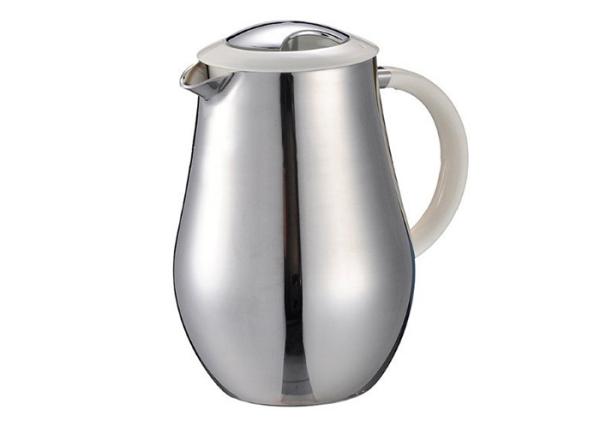 Cheap Stainless Steel Tea Double Wall Coffee Plunger 8 Cup SS304 for sale