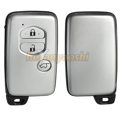 Cheap Toyota 3 Buttons Smart Key Shell with Emergency Key Insert for sale