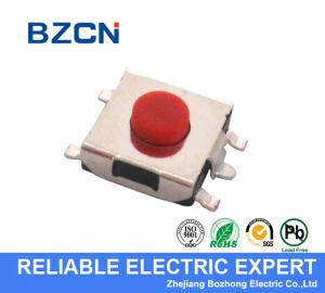 Best Long Life Miniature Tactile Switch , 5 Pin Micro Tactile Switch DIP Terminal Type wholesale