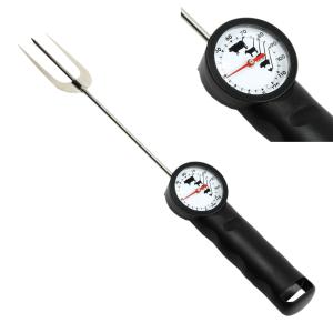 SS Fork NSF LFGB 392F Barbecue Meat Thermometer