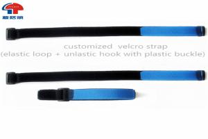 Best Custom Black Loop Strap Fastener / Strong Colored Hook &amp; Loop Tape for fabric wholesale