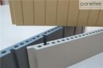 Textured / Lined Ceramic Wall Cladding Tiles , External Wall Insulation Cladding