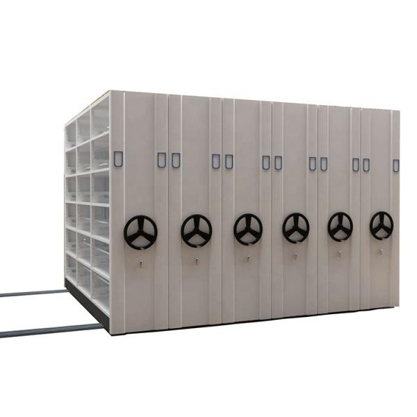 Cheap Library Spacesaver Mobile Shelving , Movable File Storage System Without Door for sale