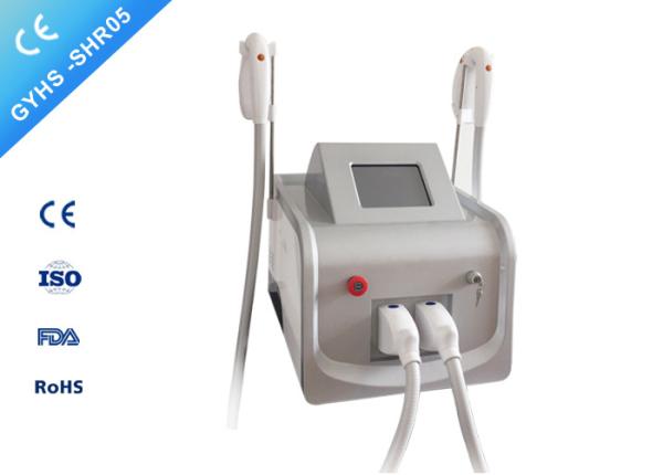 Cheap Real Sapphire Probe Ipl Shr Hair Removal Machine 8 * 40mm Spot Size 530nm 640nm for sale