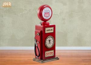 Best Red Multimedia Storage Rack Decorative Wooden Cabinet Wood Tabletop Clock Red Color wholesale