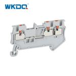 Feed Through Wire Electrical Terminal Block 1.5mm 1 Input 2 Output Push In