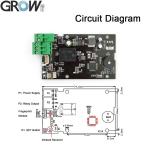 GROW KL216+R503 Relay Output Fingerprint Access Control Board Remote Control