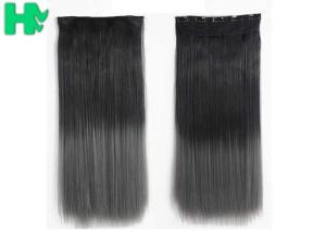 China Ombre Synthetic Hair Extensions , Synthetic One Piece Hair Extensions on sale