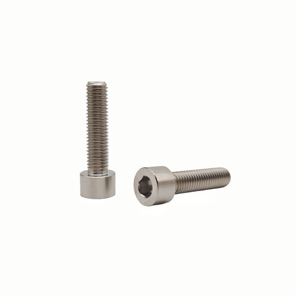 Customized Pure Titanium Internal Hexagonal Screws Titanium Alloy Cylindrical Head Bolts Titanium Screws