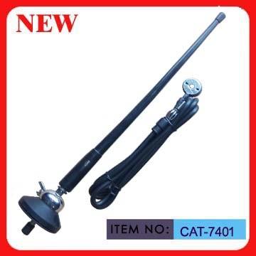 Cheap Adjusted ​Angle General Truck Radio Antenna Single Section Conductive Rubber Mast for sale