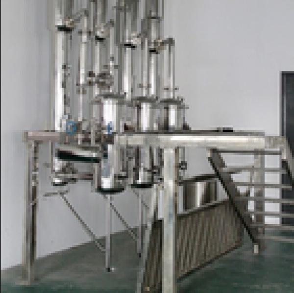 Cheap 5l 10L 50L Vertical Falling Film Evaporator Stainless Steel Small Capacity Lab Use Pilot Test for sale