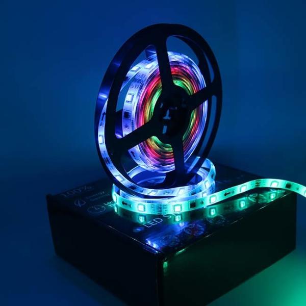 Cheap 5050 Ws2812b Rgb Led Strip Lights 5v Digital Flexible Addressable Neon Pixel for sale