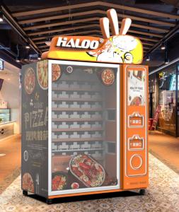 3000W Heating Automated Pizza Maker Vending Machine With Credit Card Reader OEM