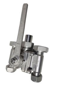 Best OEM Cryogenic Three Way Ball Valve Stainless Steel With Burst Disk wholesale