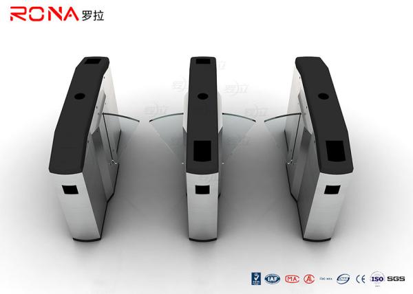 Cheap Automatic Facial Recognition Flap Barrier Gate Turnstile Fast Lane Retractable for sale