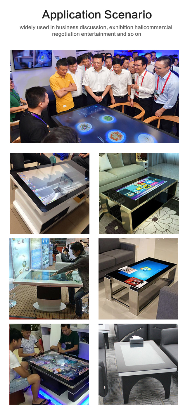 Touch table Wifi android system LCD table kiosk interactive multi top coffee smart touch screen table