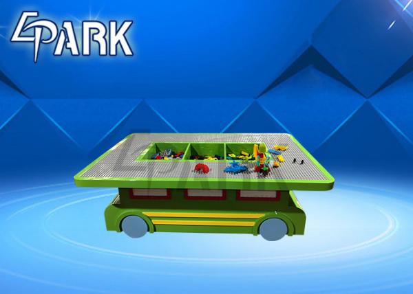 Cheap Safety Amusement Game Machines Cartoon Building Block Puzzle Games 1-8  Player for sale