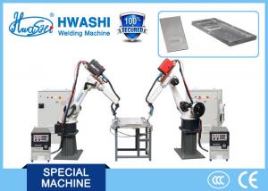 Best 1500Mm Reach Industrial Welding Robots , Arc Welding Machine For Cabinet Box Corner wholesale