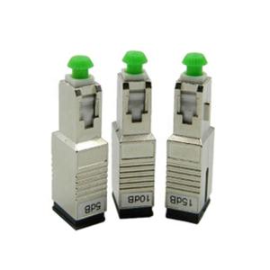 SC APC Fixed Variable Fiber Optic Attenuator Strong Tensile Resistance For GPON Network