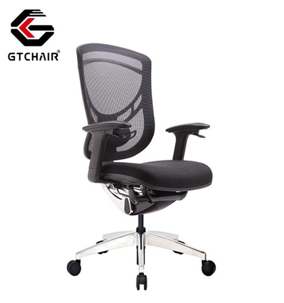 Cheap Ergonomic Lumbar Support Chair Mid Back Swivel Height Adjustable for sale