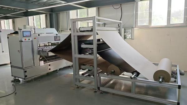 Cheap Filter Paper Knife Pleating Machine 1250mm Width PLC Control System for sale