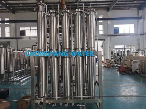 Cheap ISO GMP Multi Column Distillation Stills Water Distillation Unit For Water Injection for sale