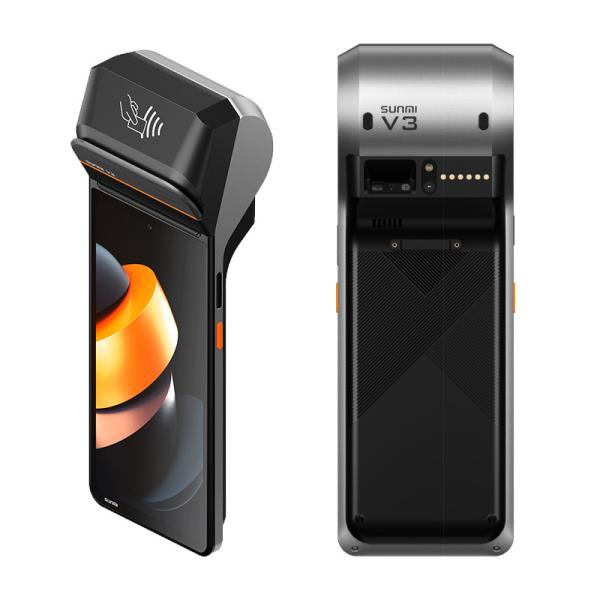 Cheap Smooth Retail Transactions with 6.75 inch Display Screen Handheld POS System and Fast Print Speed for sale