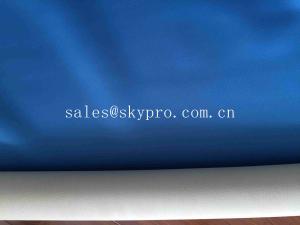 Colorful Smooth Neoprene Fabric Roll One Side Embossed With Blue Nylon Spandex Polyester