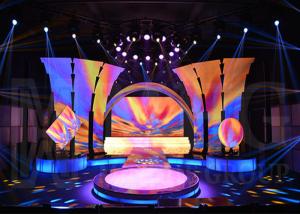 China P10 Full Color LED Display Rental Stage Background LED Screen 1800nits Brightness on sale