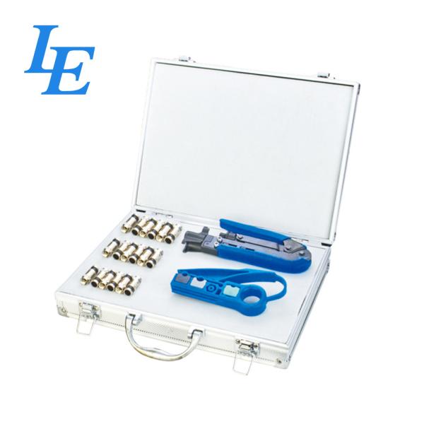 Cheap RJ45/12/11 Network Cable Tool Set For Crimping / Cutting / Stripping CE Approved for sale