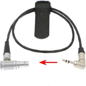 0.5M Alexa Mini Timecode Cable 5 Pin Lemo To BNC For Sound Devices