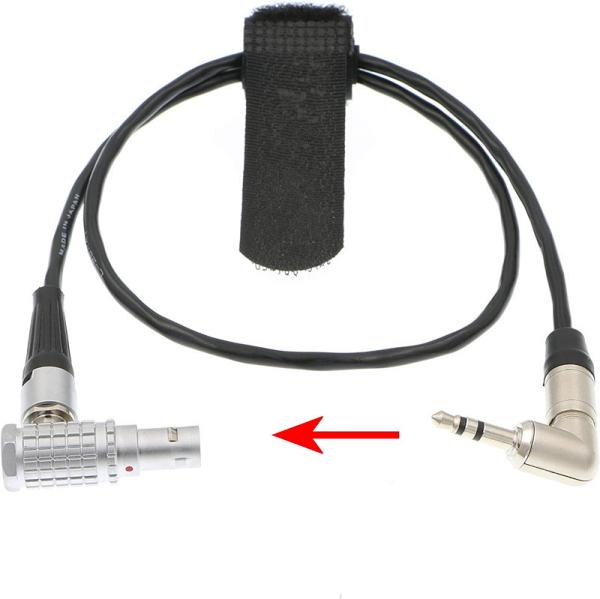 Cheap 0.5M Alexa Mini Timecode Cable 5 Pin Lemo To BNC For Sound Devices for sale