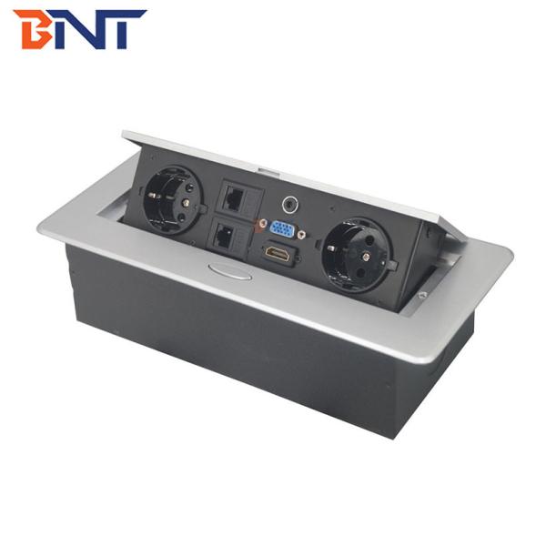 Cheap BNT European power conference table socket with media interface for sale