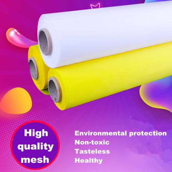 Cheap Screen printing mesh gauze printing screen polyester mesh 127 wide 80 mesh 100 mesh 200 mesh 300 mesh 420 mesh for sale