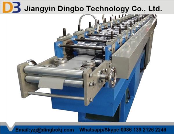 Cheap Rolling Shutter Slats Roll Forming Machine With PU Foam - Filled Device for sale