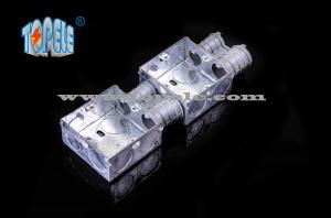 Best Electrical Boxes / 2-Gang British Standard Metal Conduit Box with PVC , Switch Box wholesale