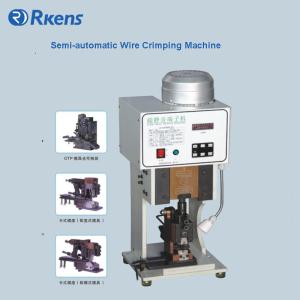Auto Ring And Folk Terminal / Connectors Crimping machine
