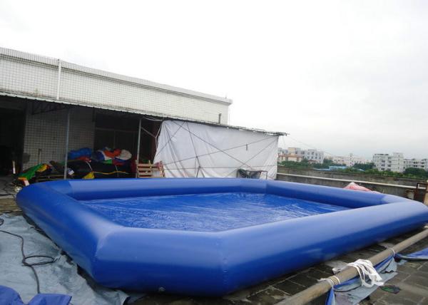 Cheap Mobile portable large inflatable swimming pools with Customized color , Soft PVC Material for sale