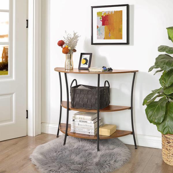 Cheap Demi-luna Console Table for Home, Particleboard Sofa Table, Hallway Console Table, LNT87BX for sale
